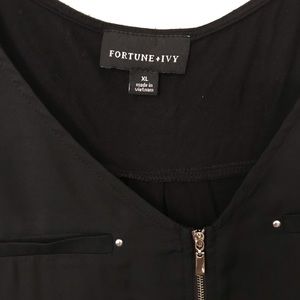 Fortune + Ivy tank blouse, XL